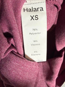 NWT Halara U Neck Pocket Harem Casual Jumpsuit-Easy Peezy Edition Red Violet XS