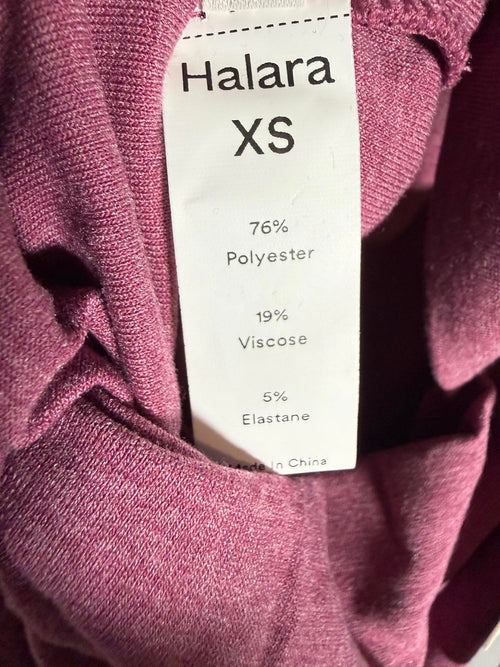 NWT Halara U Neck Pocket Harem Casual Jumpsuit-Easy Peezy Edition Red Violet XS