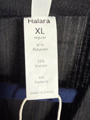 NWT Halara Long Sleeve Wide Leg Jumpsuit Black Size XL