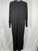 NWT Halara Long Sleeve Wide Leg Jumpsuit Black Size XL