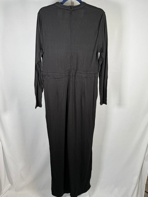 NWT Halara Long Sleeve Wide Leg Jumpsuit Black Size XL