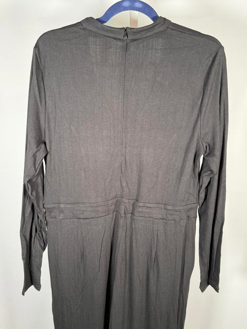 NWT Halara Long Sleeve Wide Leg Jumpsuit Black Size XL