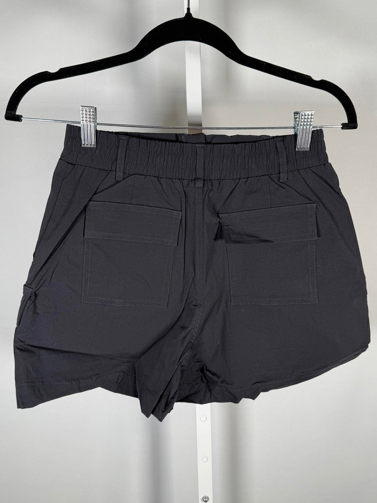 NWT Halara Black Utility Cargo Skort Zip Front Pocketed Women’s Size XS