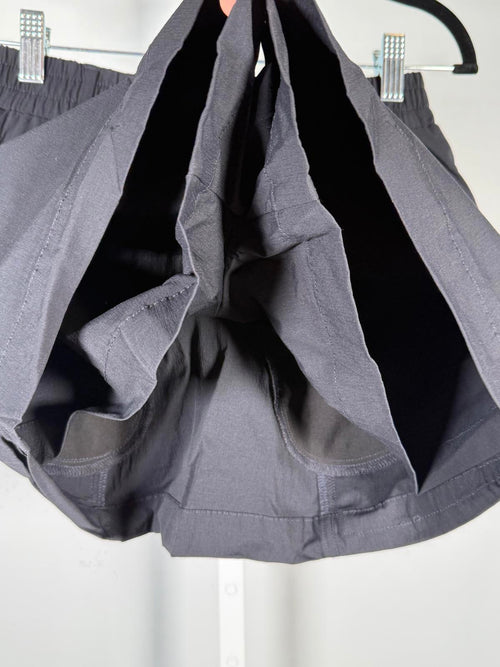 NWT Halara Black Utility Cargo Skort Zip Front Pocketed Women’s Size XS