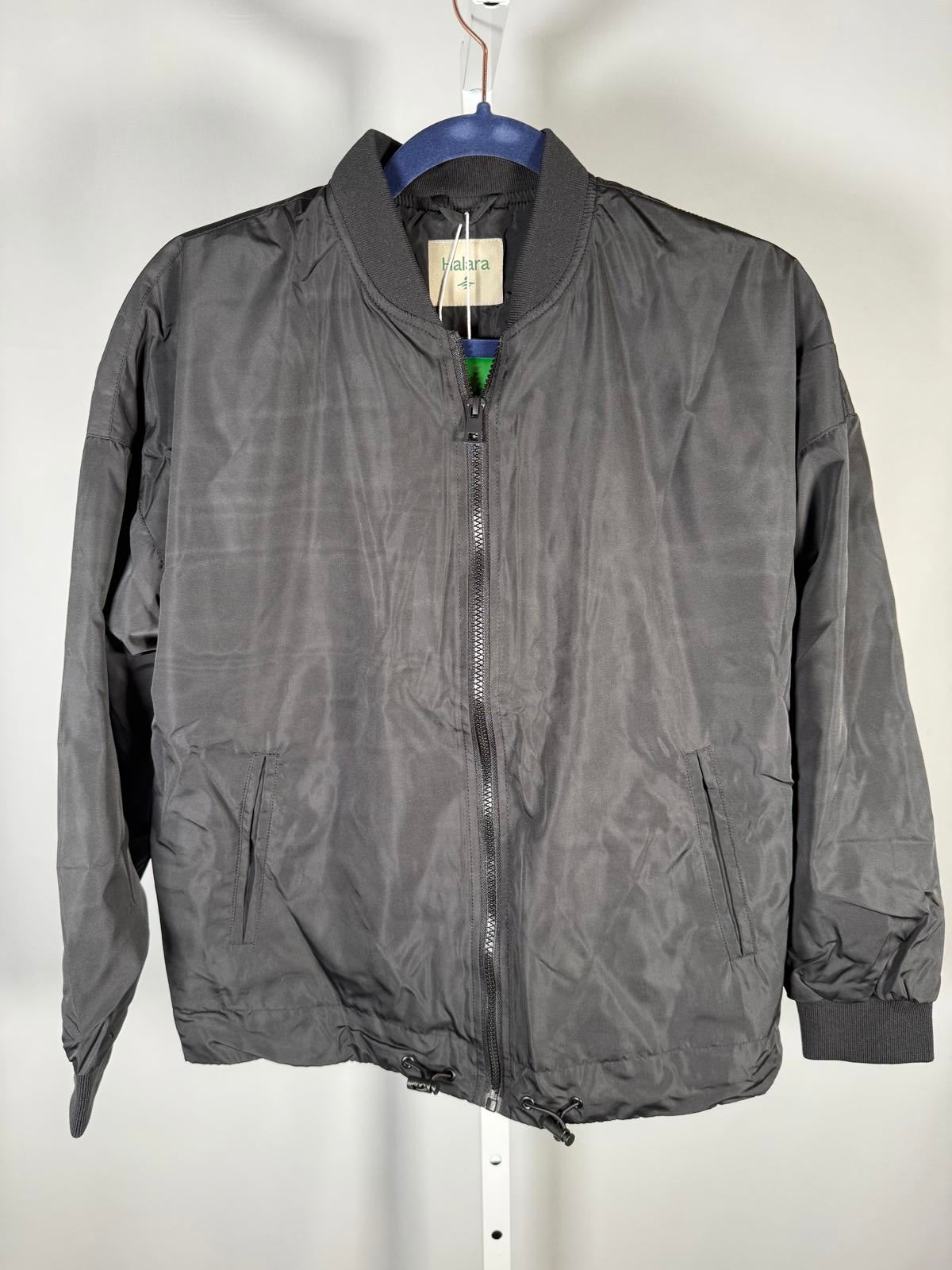 NWT Halara Black Lightweight Jacket Zip Front Pocketed Women’s Size XS