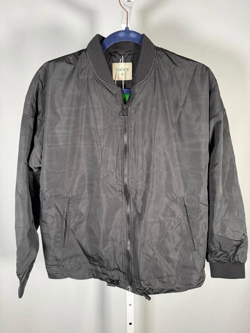 NWT Halara Black Lightweight Jacket Zip Front Pocketed Women’s Size XS