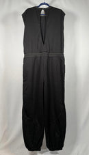 NWT Halara Black Sleeveless Jumpsuit Drawstring Waist Women’s Size XL