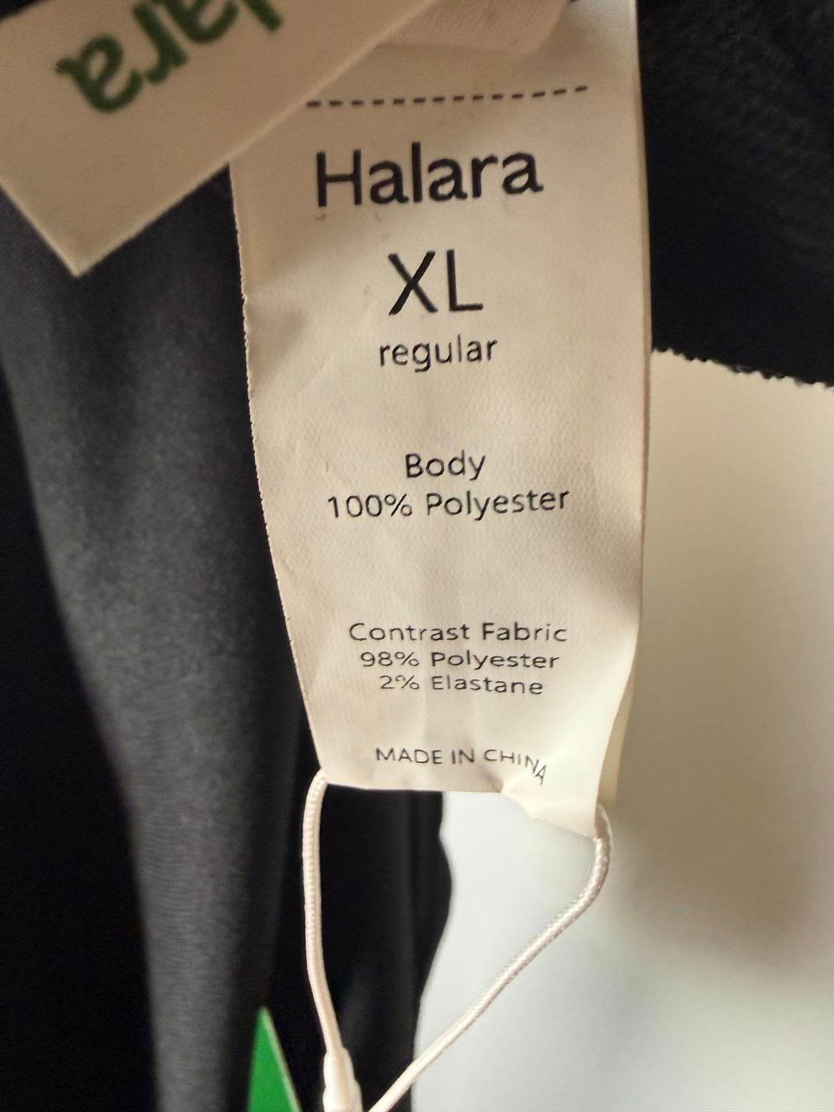 NWT Halara Black Sleeveless Jumpsuit Drawstring Waist Women’s Size XL