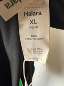 NWT Halara Black Sleeveless Jumpsuit Drawstring Waist Women’s Size XL