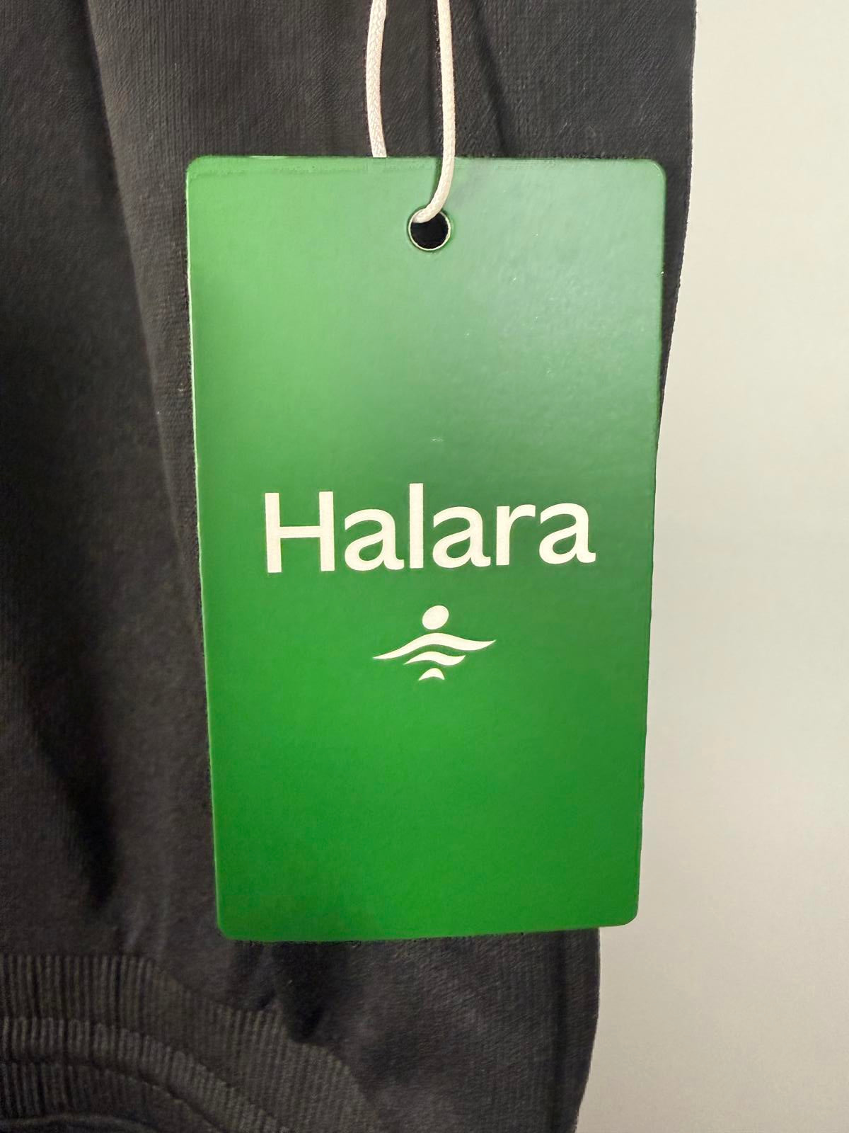 NWT Halara Black Sleeveless Jumpsuit Drawstring Waist Women’s Size XL