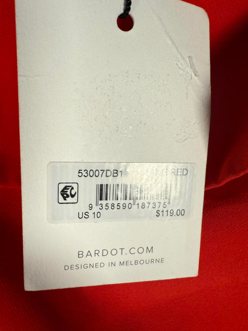 NWT Bardot Red Georgia Strapless Sheath Dress Size 10 (XL)