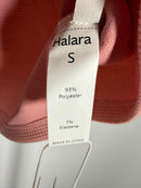NWT Halara Waffle Knit Crop Bra Tank Pink Size Small