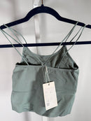 NWT Halara OneForm Seamless Flow Double Straps V Back Cropped Cami Top Size XXS