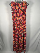 NWT Vince Camuto Floral Ruffle Maxi Dress Size 4