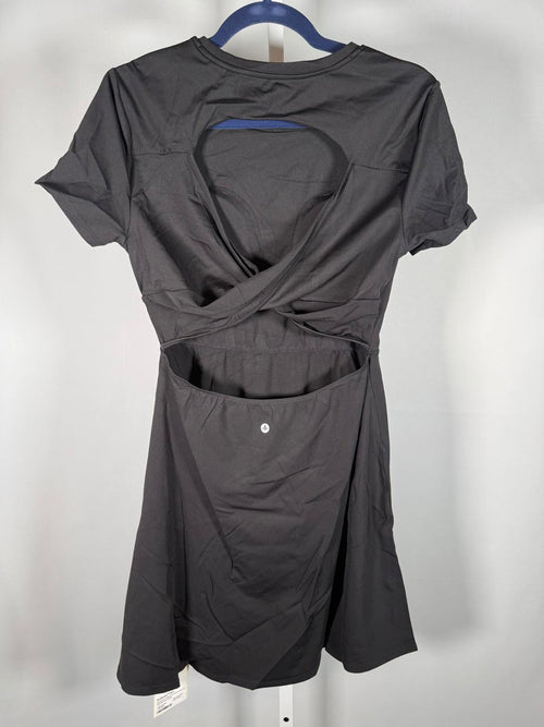 NWT Halara SoftlyZero™ Airy Cut Out Flare Mini Active Dress A-C Cups Size Large