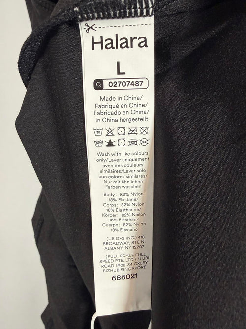 NWT Halara SoftlyZero™ Airy Cut Out Flare Mini Active Dress A-C Cups Size Large