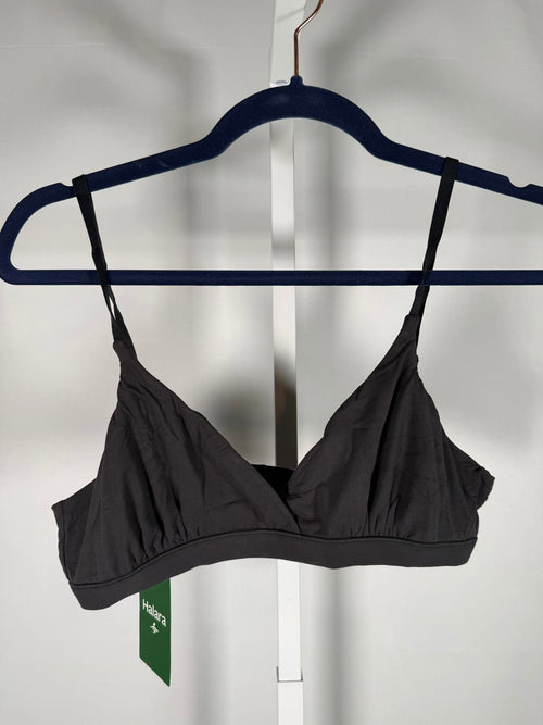 NWT Halara Black Triangle Bralette Adjustable Strap Size Large