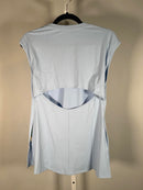 NWT Halara Halara Airy Cap Sleeve Tunic Top Side Slit Blue Size XS
