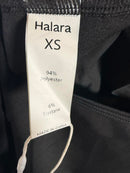 NWT Halara Airy Cap Sleeve Tunic Top Side Slit Tank Top Black Size XS