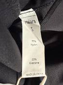 NWT Halara Black Short Sleeve Performance Top Mesh Panels Size Small