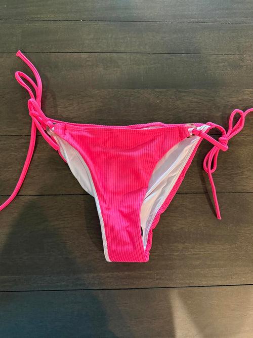 NWT Halara Ribbed Halter Bikini Bottom Swimsuit Size Small