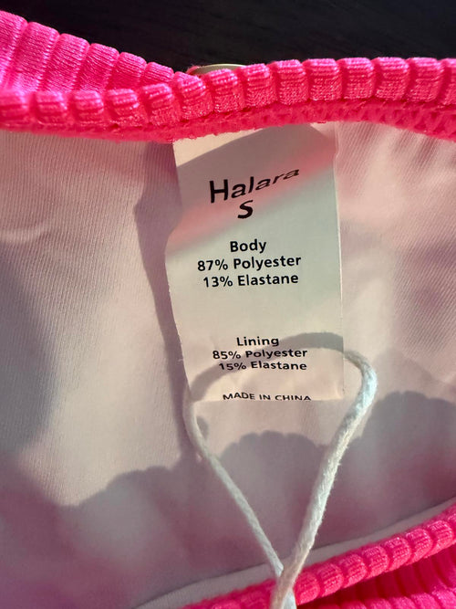NWT Halara Ribbed Halter Bikini Bottom Swimsuit Size Small