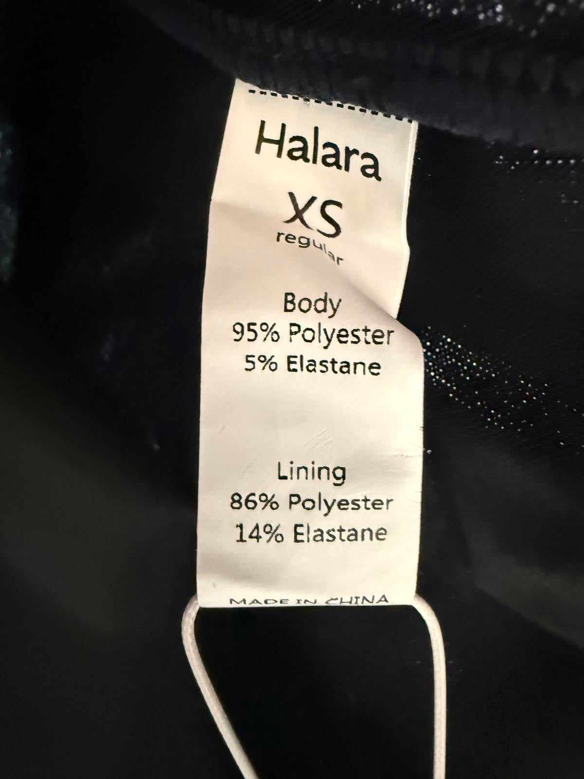 NWT Halara High Waisted 2-in-1 A Line Suede Mini Casual Skirt Blue Size XS