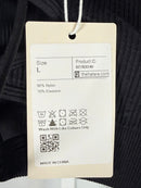 NWT Halara Black Ribbed Crop Tank Sports Bra Size Large