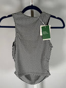 NWT Halara Black & White Gingham Sleeveless Tank Top Size Small