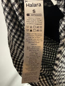 NWT Halara Black & White Gingham Sleeveless Tank Top Size Small