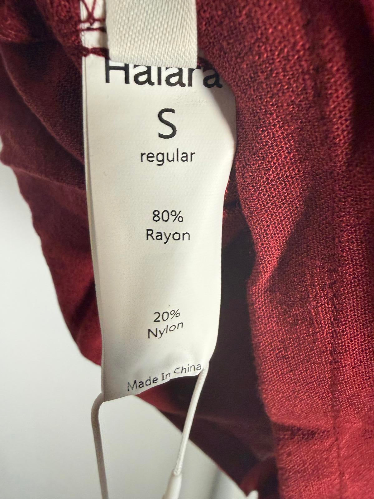 NWT Halara Red Side Tie Wrap Skort Athletic Casual Mini Skirt Size Small