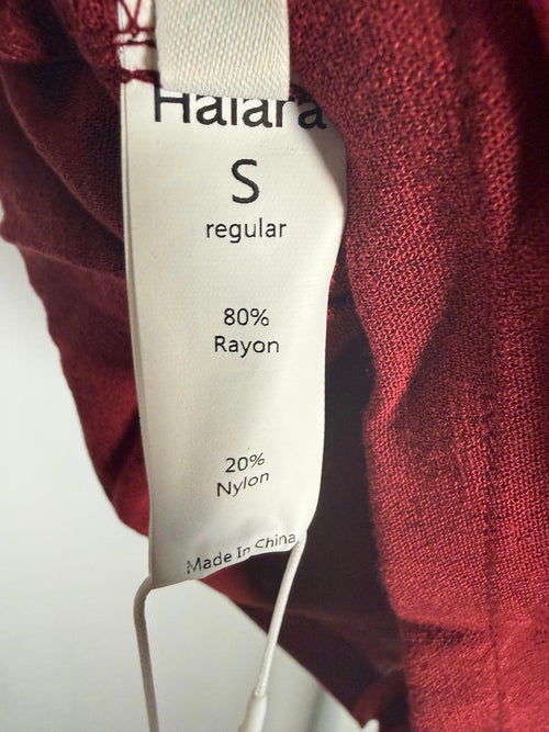 NWT Halara Red Side Tie Wrap Skort Athletic Casual Mini Skirt Size Small