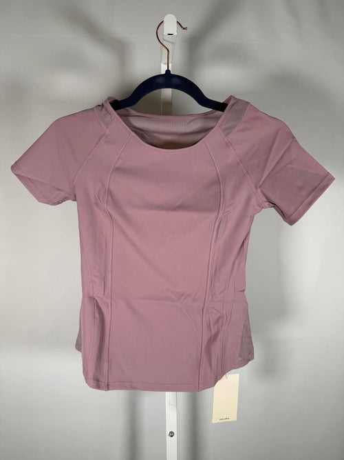 NWT Halara Short Sleeve Performance Shirt Top Mesh Panels Size XS