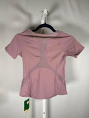 NWT Halara Short Sleeve Performance Shirt Top Mesh Panels Size XS