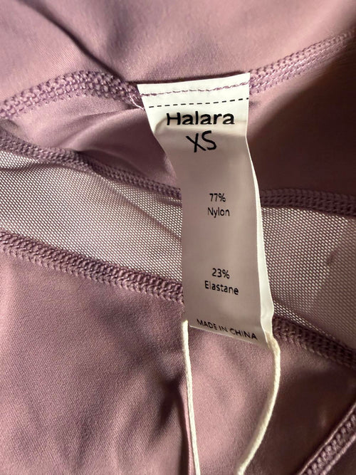 NWT Halara Short Sleeve Performance Shirt Top Mesh Panels Size XS