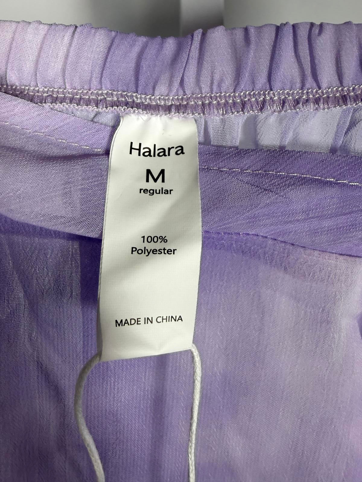 NWT Halara Tie Dye Wrap Maxi Skirt Side Tie Cover Up Size Medium