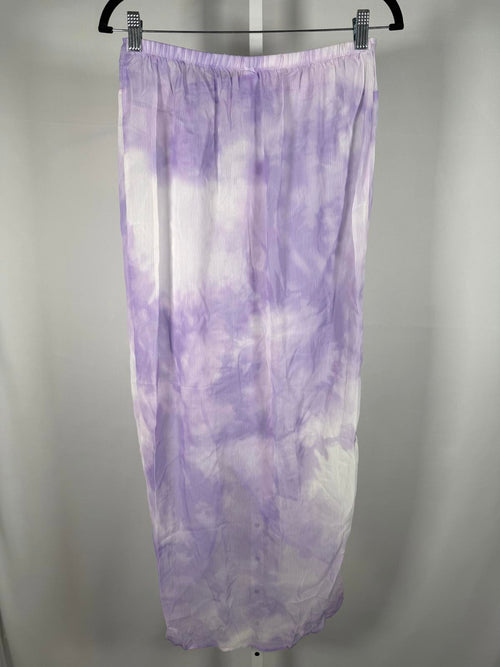 NWT Halara Tie Dye Wrap Maxi Skirt Side Tie Cover Up Size Medium