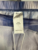 NWT Halara Blue Tie Dye Wrap Maxi Skirt Side Tie Cover Up Size XS