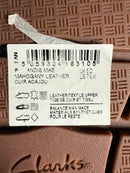 Clarks Andie Go Ankle Boots Brown Faux Fur Lined Lace Up Size 7.5