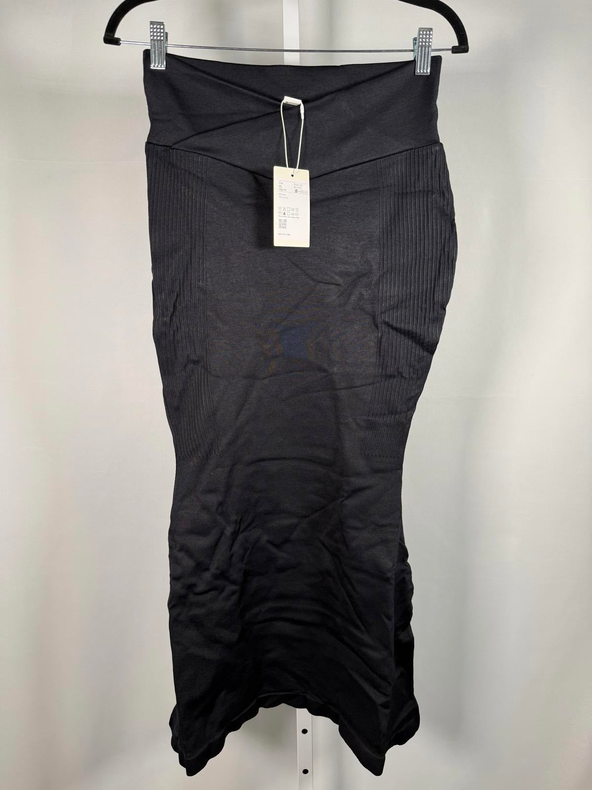 NWT Halara Black Mermaid Body Con Midi Skirt Size XL