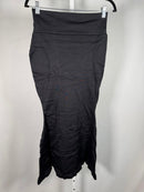 NWT Halara Black Mermaid Body Con Midi Skirt Size XL