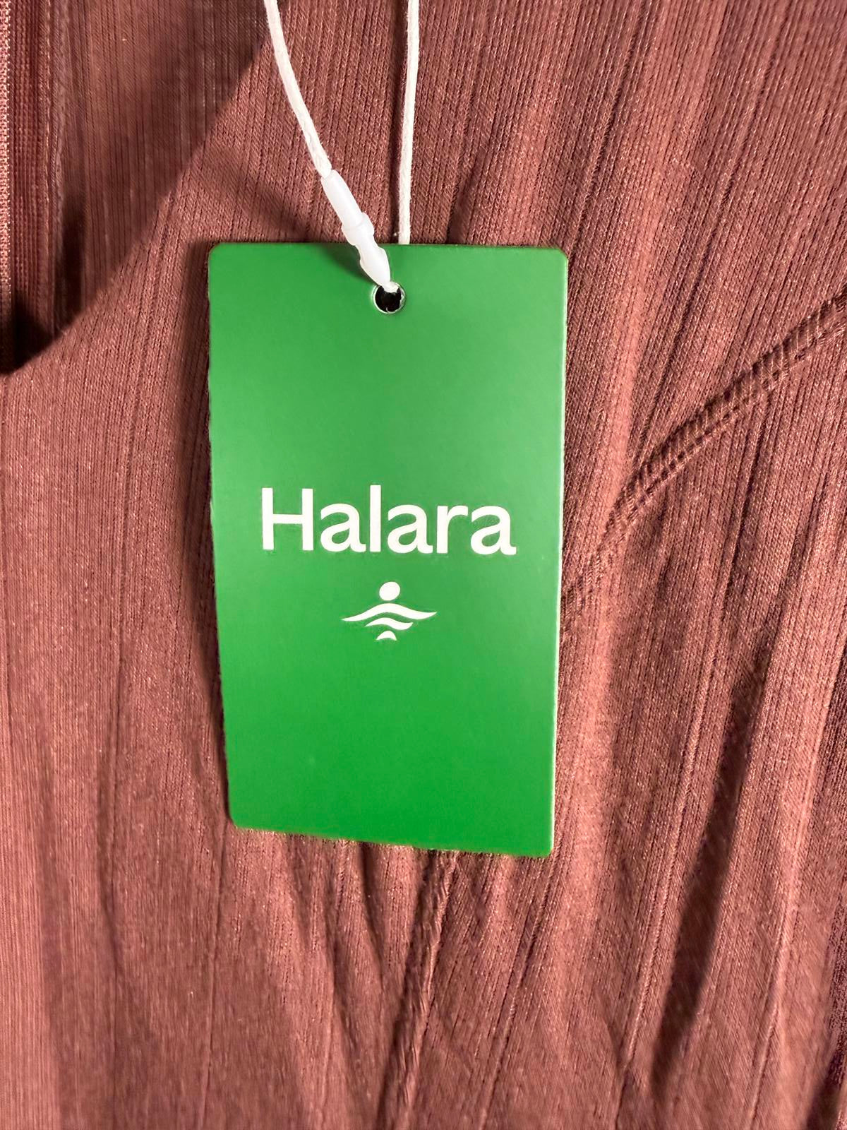 NWT Halara Long Sleeve Choker Neck Wide Leg Jumpsuit Size XS