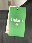 NWT Halara Softlyzero Airy Cropped Long Sleeve Thumbhole Top Black Size XS