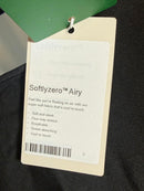 NWT Halara Softlyzero Airy Cropped Long Sleeve Thumbhole Top Black Size XS