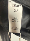 NWT Halara Softlyzero Airy Cropped Long Sleeve Thumbhole Top Black Size XS