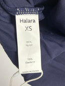 NWT Halara Cropped Sport Tee Short Sleeve Navy Size XS