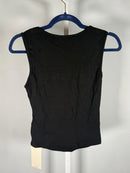 NWT Halara Square Neck Tank Top Black Size Small