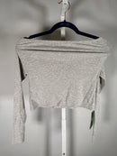 NWT Halara Gray Long Sleeve Athletic Top Size Medium