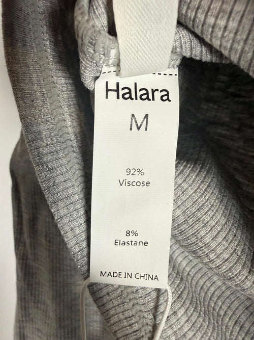 NWT Halara Gray Long Sleeve Athletic Top Size Medium
