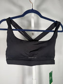 NWT Halara Criss Cross Back Sports Bra Black Size Large